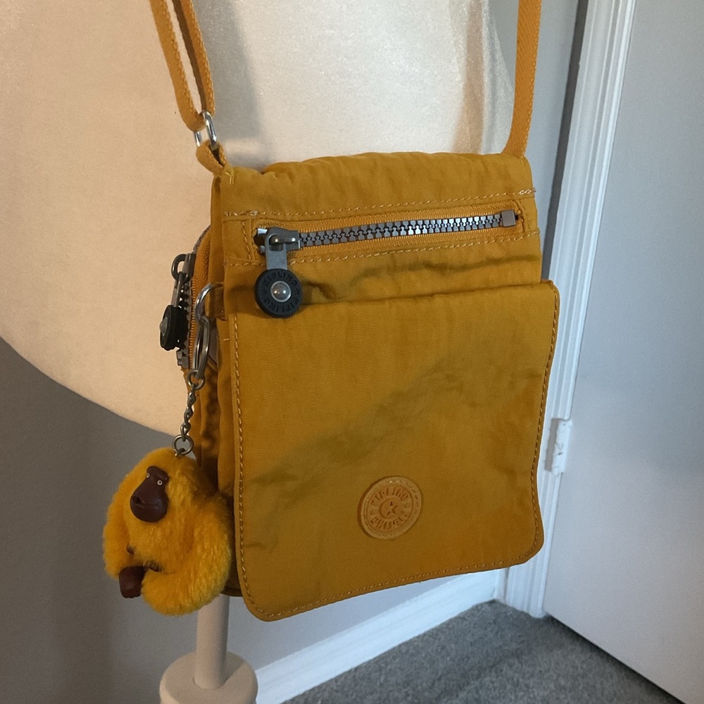 Kipling Yellow Small Crossbody Bag